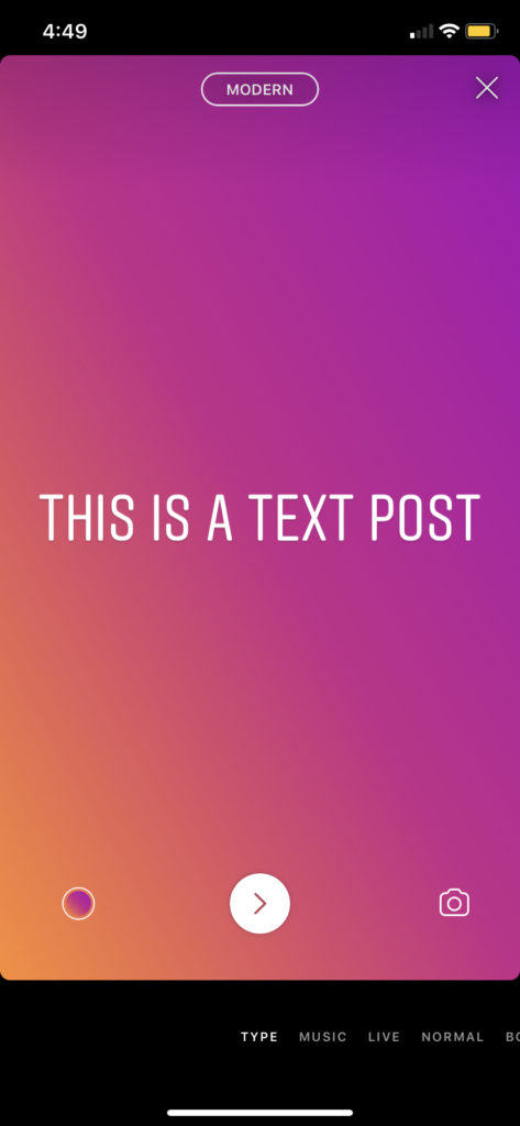 how to add text to photos with instagram